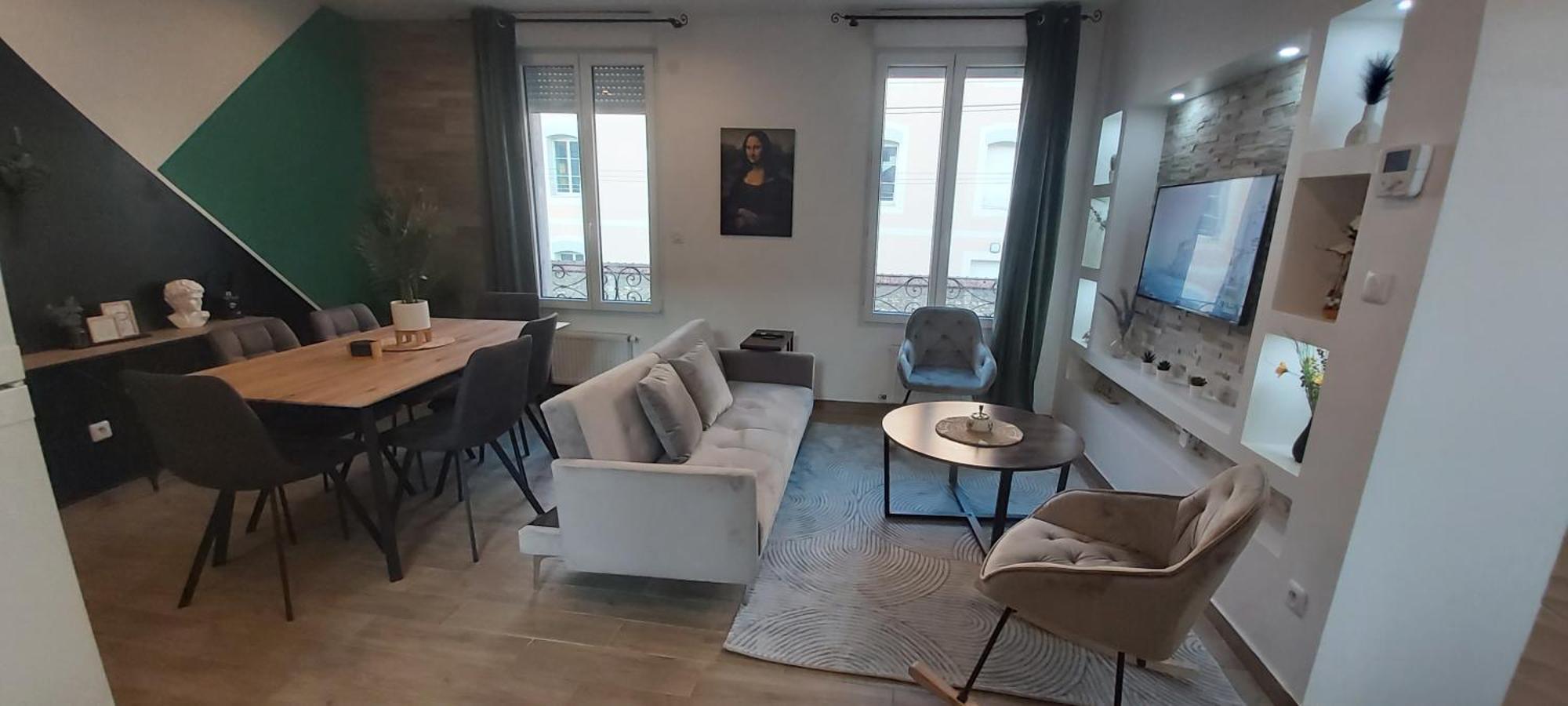 Les Suite Appartement A Chalon Sur Saone Стая снимка