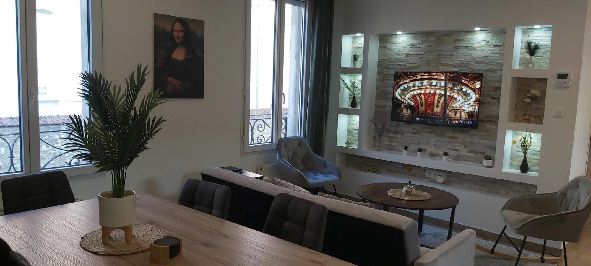 Les Suite Appartement A Chalon Sur Saone Стая снимка