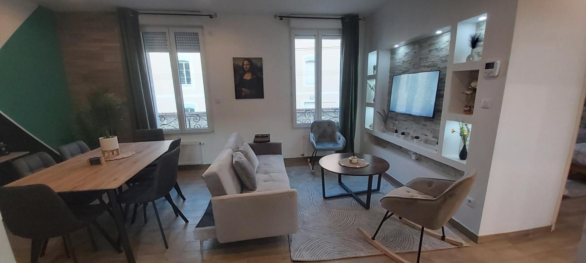 Les Suite Appartement A Chalon Sur Saone Стая снимка